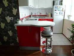 Дизайн стойки на маленькую кухню