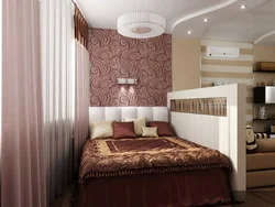 Room design 20 sq m with sleeping area