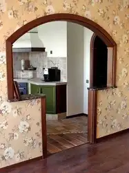 Арки кухня с комнатой фото