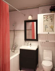 Бір бөлмелі пәтердегі ванна бөлмесінің фотосы