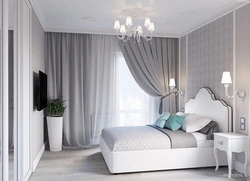 Bedroom interior in modern style photo wallpaper