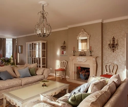 Country style living room photo