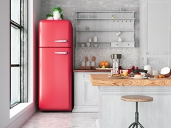 Kitchen Design With Mini Refrigerator