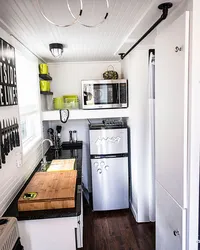 Kitchen Design With Mini Refrigerator