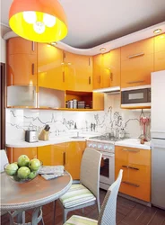 Kitchen renovation 5 meters photo in modern style