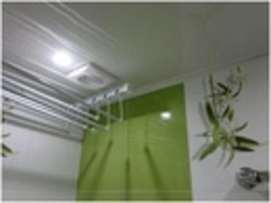 Suspended Ceiling In The Bathroom With A Hood Photo