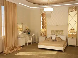 Bedroom Interior Golden