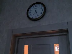 Clock in the bedroom photo