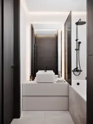 Дизайн маленькой ванны минимализм