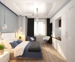 Bedroom design 10 sq m in modern