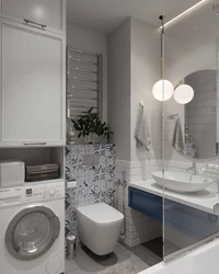 Дизайн ванной комнаты в бюджетной квартире