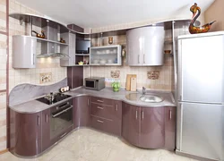 Кухня угловая средняя фото