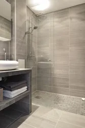 Porcelain Tile Shower Bathroom Design