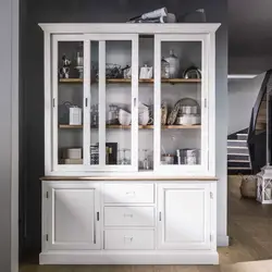 Kitchen sideboard for dishes in a modern style photo