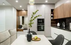 Small Living Room Kitchen Design In Modern Style