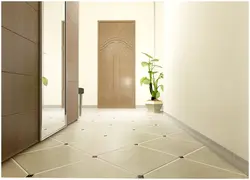 Tiles for the floor in the hallway and kitchen design