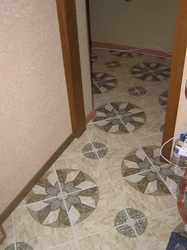 Photo of kitchen floors made of tiles in Khrushchev