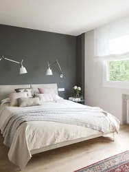 Painting walls in an apartment do-it-yourself bedroom design