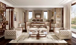 Living Room Furniture In Italian Style Photo