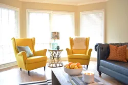Chairs With A Sofa In The Living Room Interior
