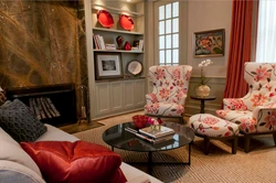 Chairs With A Sofa In The Living Room Interior