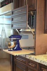 Kitchen how to place household appliances photo
