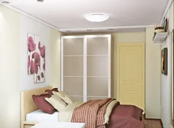 Спальня дизайн фото хрущевка шкаф