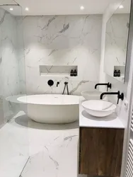 Bathroom Design Black And White Marble
