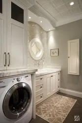 Bathtub with laundry design