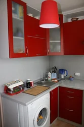 Kitchen in a ship photo with a refrigerator 6 meters design