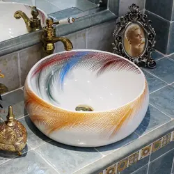 Ваннаға арналған әдемі раковиналардың фотосуреті