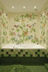 Bathroom design with a picture photo