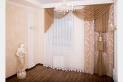 Curtain design for one side of the living room