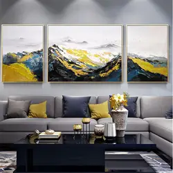 Paintings for the interior of the kitchen living room