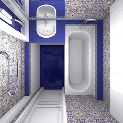 Bathroom design 3 m without toilet