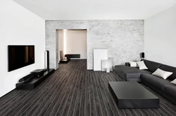 Laminate modern style in the living room photo