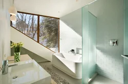 Glass bathroom design