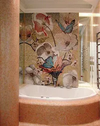 Bathroom design with panels