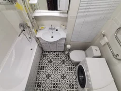 Bathroom design 4kv combined with toilet