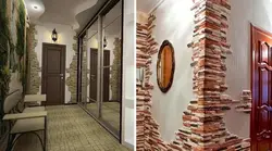 Decorative wall design in the hallway