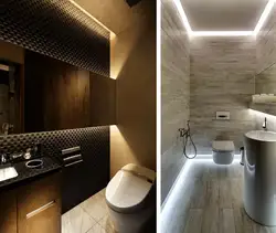 Design of separate bathrooms in an apartment
