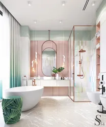 Photos of bathrooms in beautiful colors