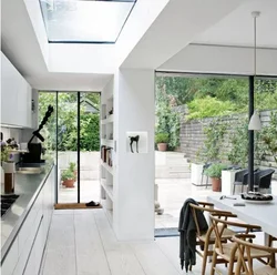 Kitchen Interior With Access To The Terrace