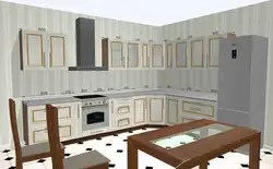 Дизайн кухни 3 д проект