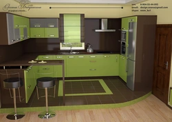 Дизайн кухни 3 д проект
