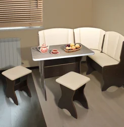 Kitchen corner with table for a small kitchen photo