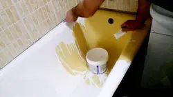 How to paint a bathtub at home photo