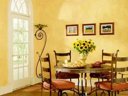 Colors of decorative plaster photos for the kitchen