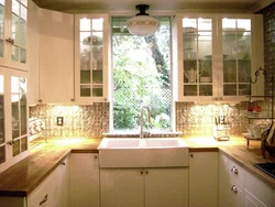 Economy Kitchen Design With Window