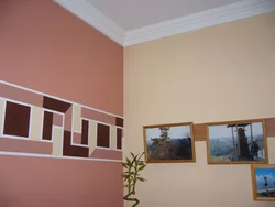 Как красить стены в квартире дизайн фото